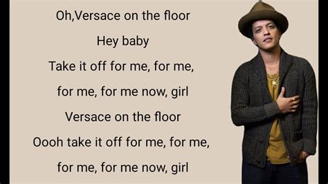 gucci on the floor bruno mars|versace lyrics bruno mars.